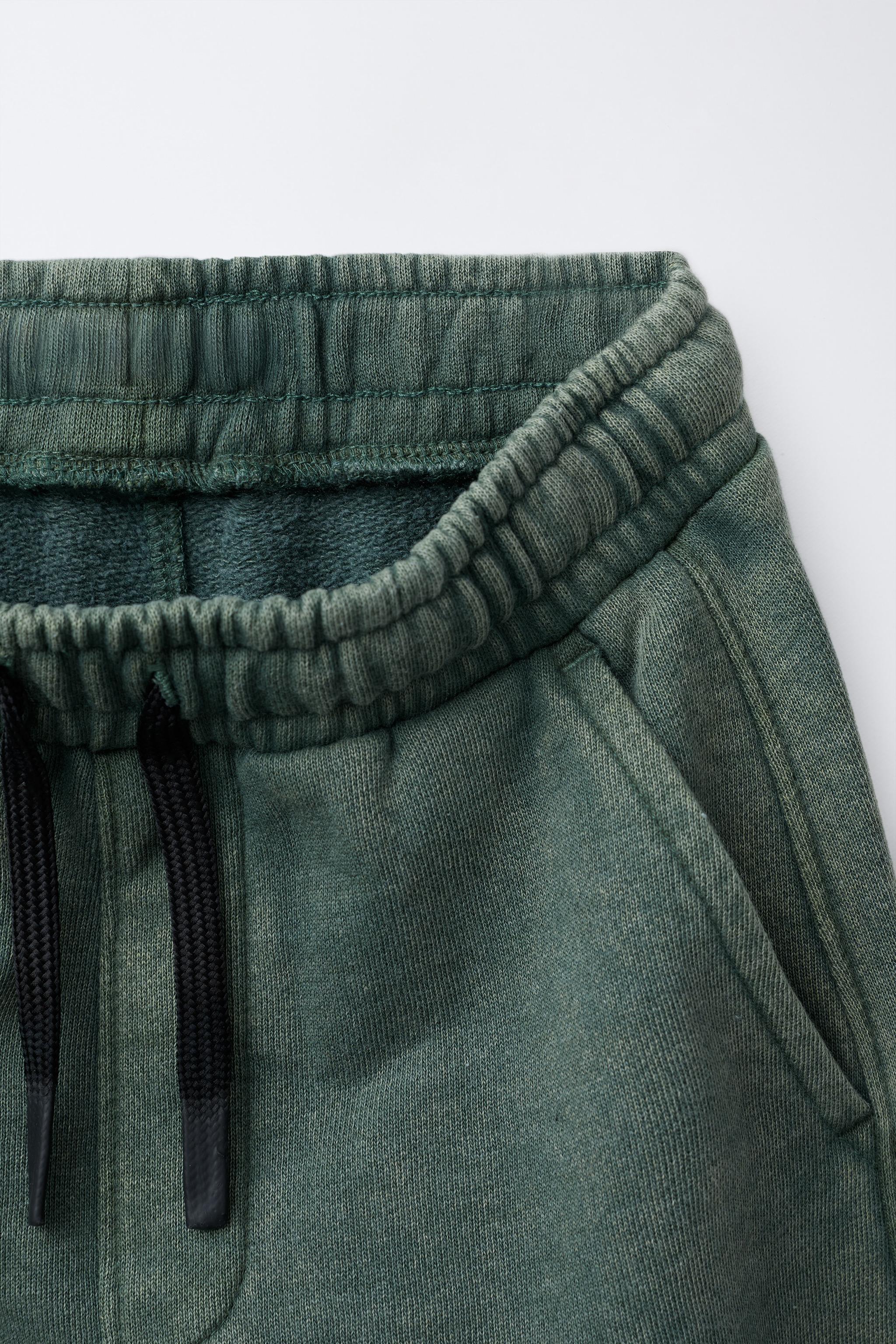 WASHED EFFECT BALLOON PANTS